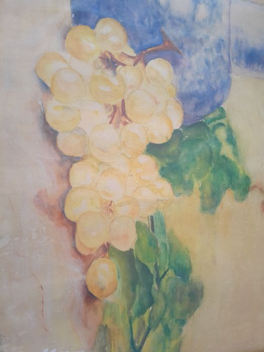 Obraz z,1952r. Drewniana ładna rama.