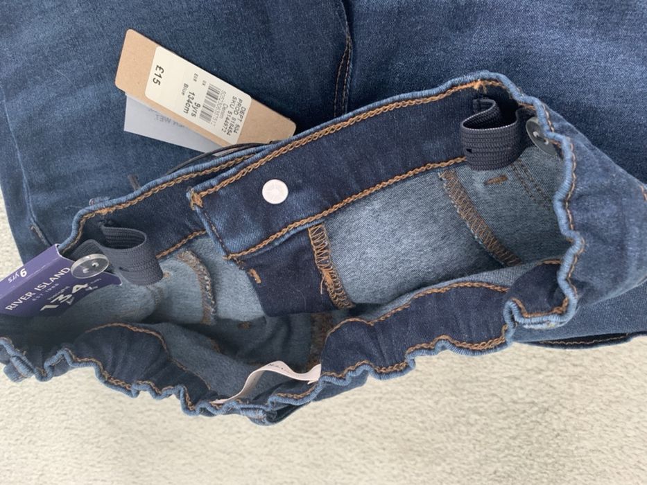 Spodnie Jeans River Island nowe 134 cm 9 lat