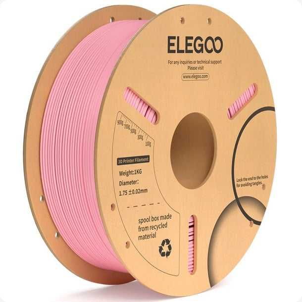 Filamento 3D ELEGOO 1Kg – PLA / PLA+ / Matte / Silk – Várias Cores