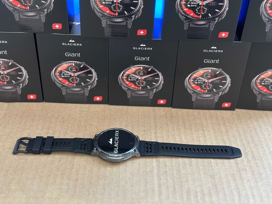Smartwatch GlacierX Giant Black / RATY