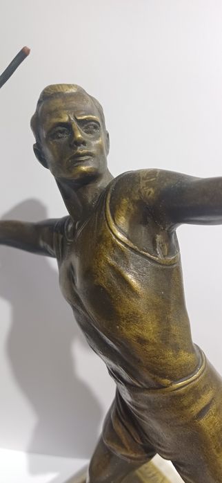 Vintage BRĄZ lata 20-30 Otto Schmidt-Hofer OSZCZEPNIK