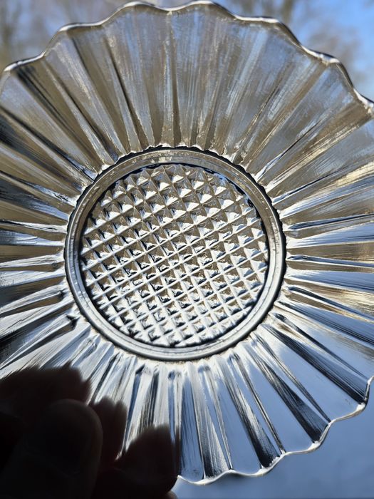 Talerzyki ,stare szkło ,ząbkowice ?