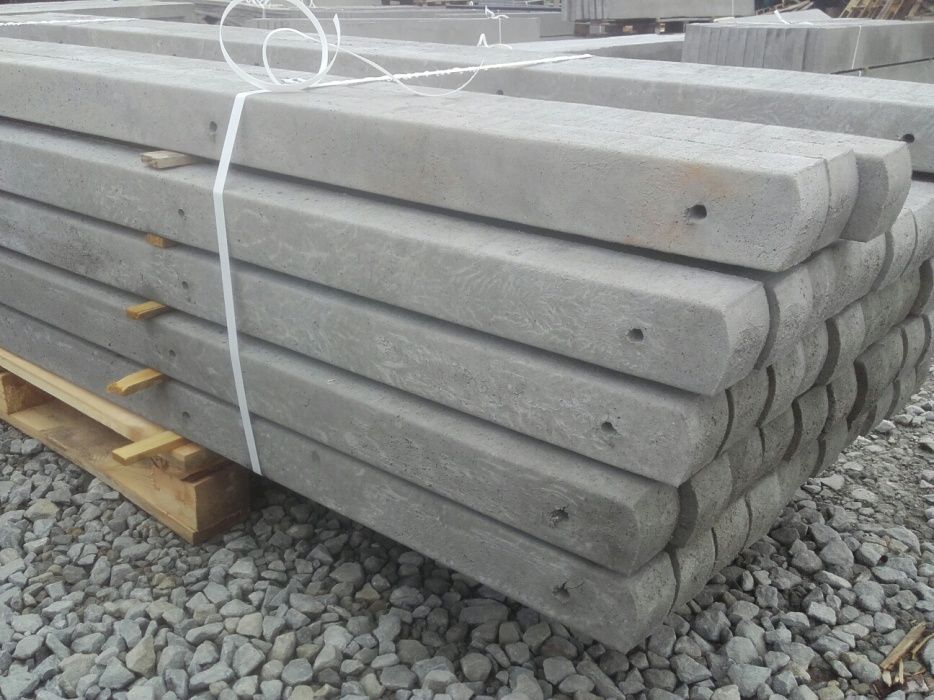 Słupek betonowy do sadu 20zł! Zbrojony 4 drutami!