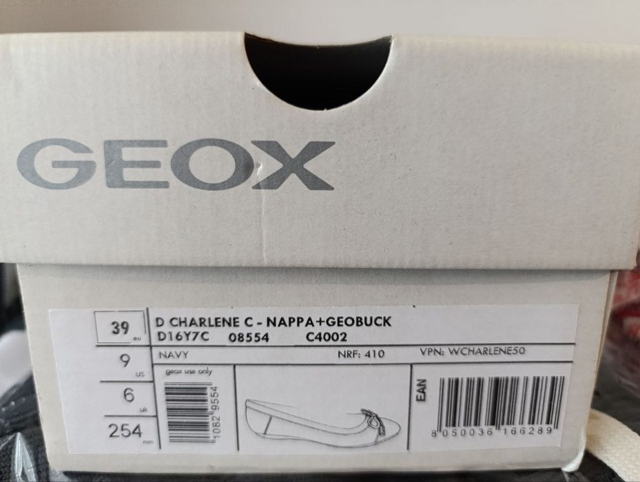Жіночі балетки GEOX 39р