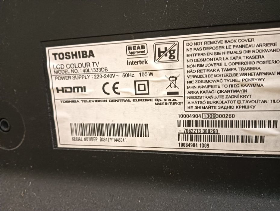 Telewizor Toshiba