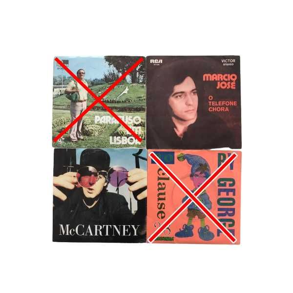 Discos vinil Marcio José Paul McCartney 45 RPM