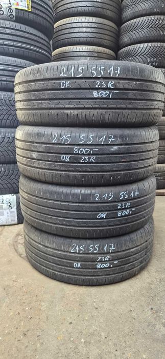 4szt opony letnie Continental _ 215/55/17