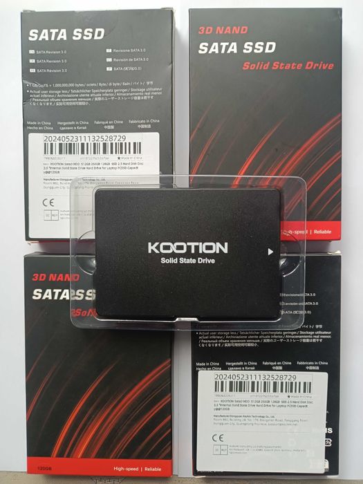 Нові SSD Goldenfir 120+ ГБ (sata 2.5") M.2