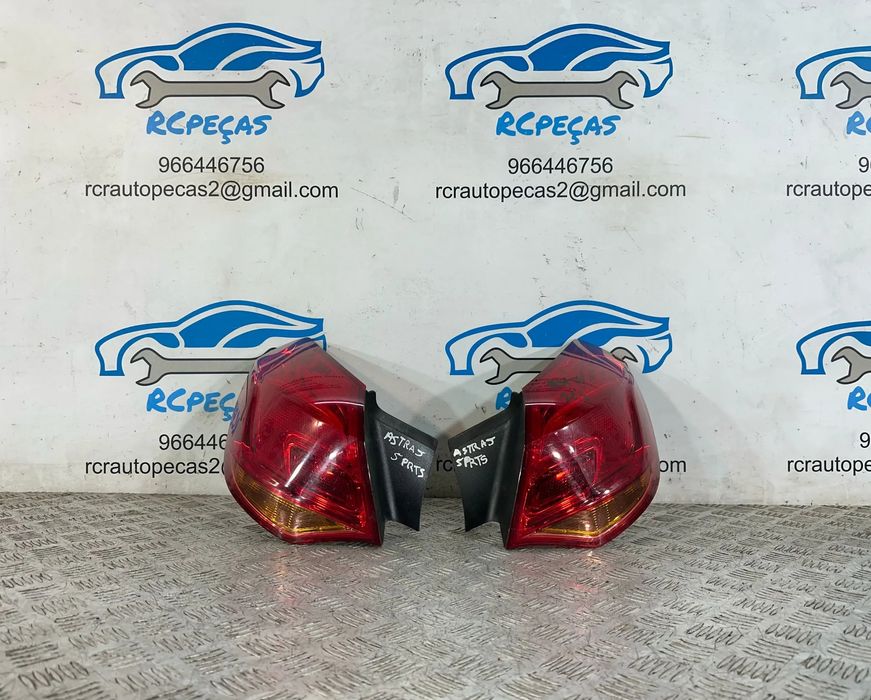 Conjunto Farolins Led Tras Traseiro Direito Esquerdo Original GM Opel