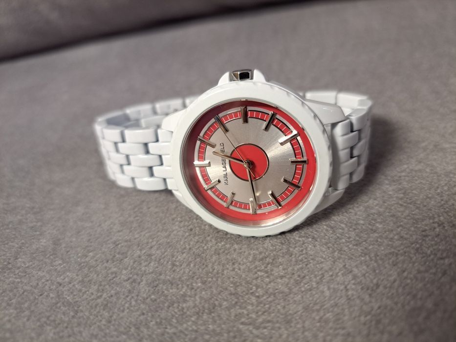 Nowy zegarek Karl lagerfeld damski biały mały oryginalny prezent