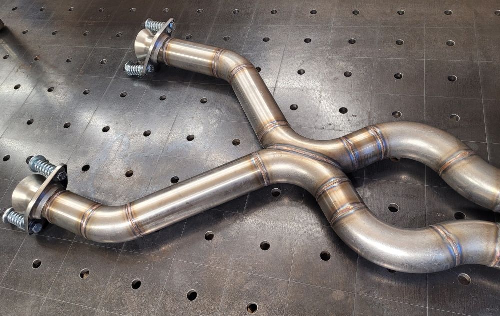 Środkowy tłumik przelotowy  resonator delete Hpipe / Xpipe, Dodge Durango Jeep Grand Cherokee Wk2