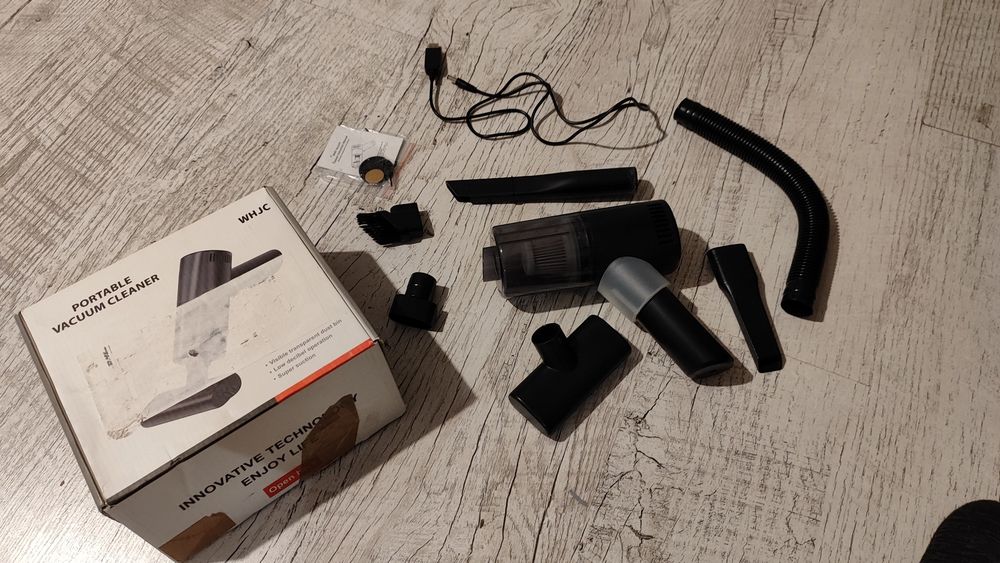 Przenośny odkurzacz ręczny, komplet