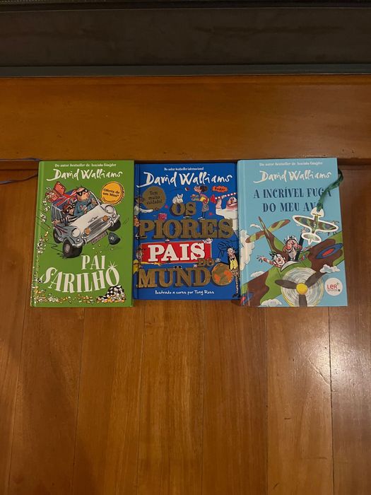 Conjunto 3 livros de David walliams