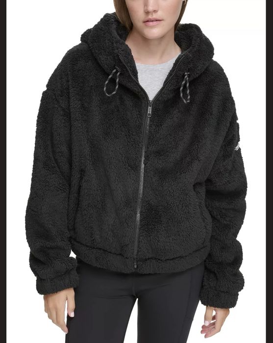 Жіноча  куртка-бомбер  Calvin Klein  із штучної овчини.