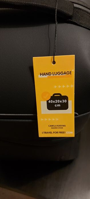 Mochila de viagem marca KARINA 40/20/30