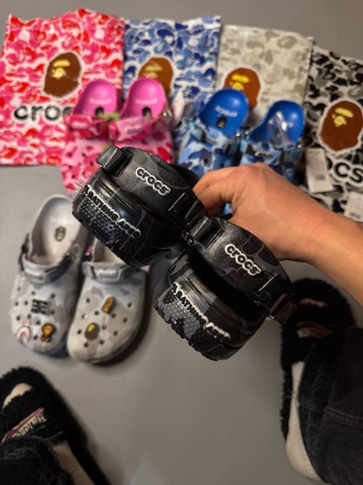 ‼️БЕЗ ПЕРЕДОПЛАТ‼️Крокси Crocs x Bape