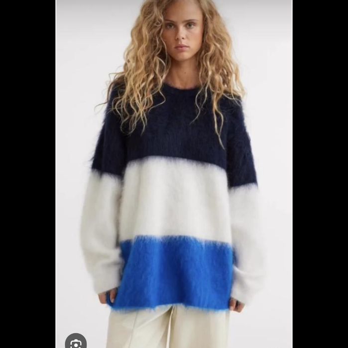 Мохеровий джемпер H&M  оверсайз