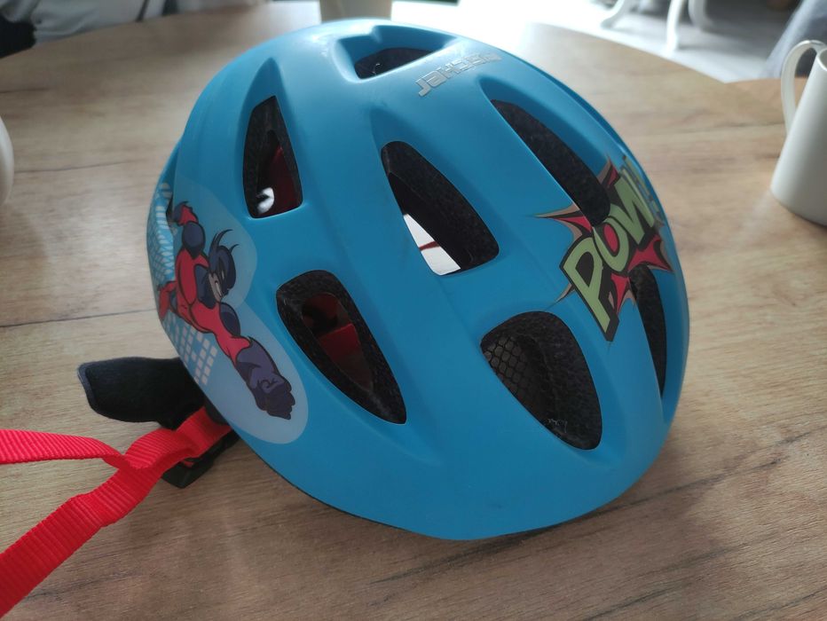 Kask rowerowy dziecięcy Fischer COSMO S/M regulowany Super Man