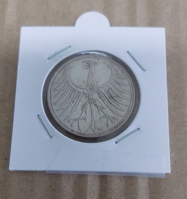 Moeda em prata Alemanha 5 Marcos