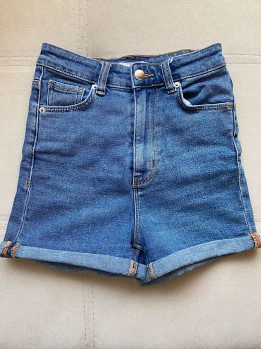Джинсові скінні шорти