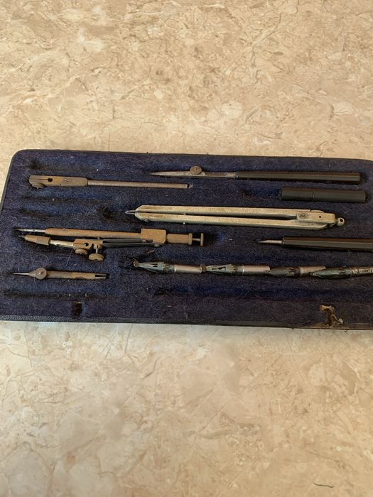 Zestaw kreślarski Original Richter DDR