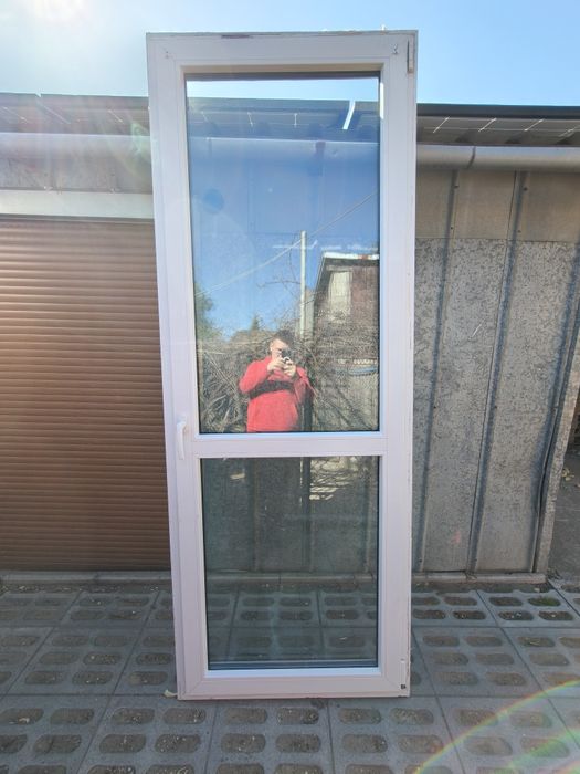 Okno balkonowe pcv 232x87,5cm