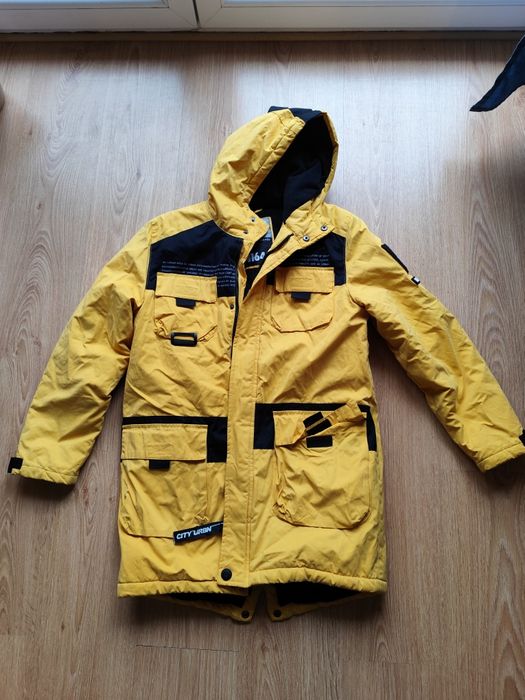 Ciepła kurtka zimowa parka Reserved rozm.164 jak nowa