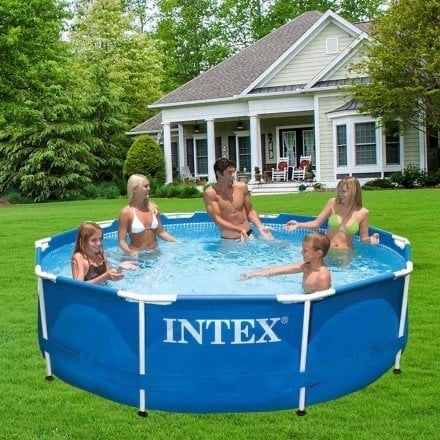 Каркасний круглий басейн Intex Metal Frame 4485л 305х76 см 28200 NP