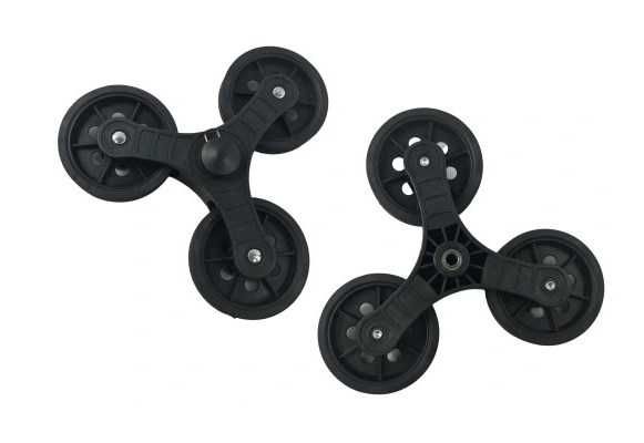 Nowy TEKAN wózek na zakupy na kółkach + 2 koła łożyskowe