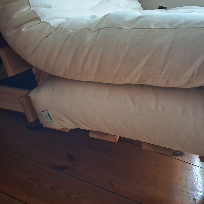 Sofa leżak łóżko z materacem