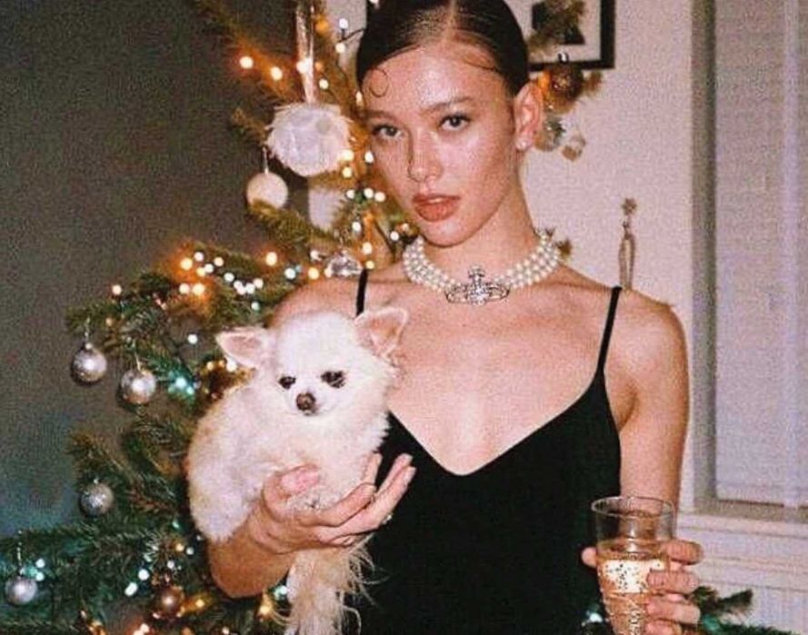 Vivienne Westwood/potrójny naszyjnik z pereł