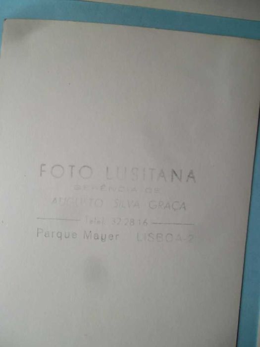 2 Fotos ORIGINAIS antigas de figuras públicas