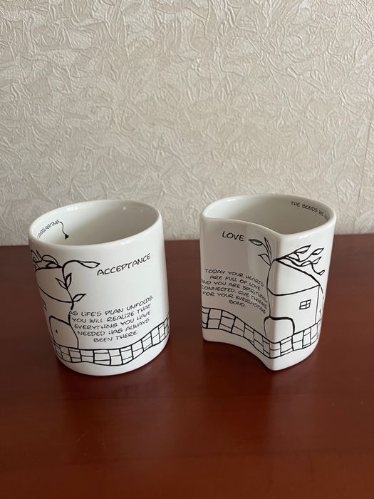 Набір чашок для весілля або закоханих