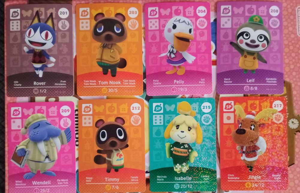 Cartas Amiibo Animal Crossing - Série 3