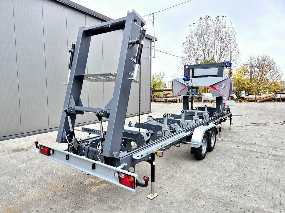 mobilny trak taśmowy TTP-600 Premium koła 600mm profesjonalny TRAK-MET