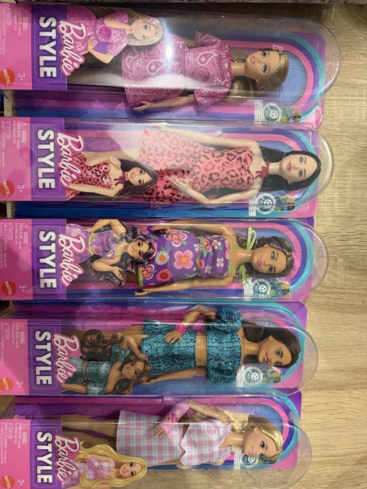 5 lalek barbie nowe