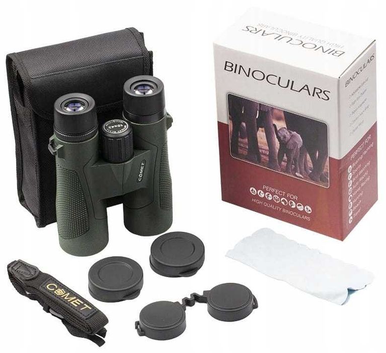 Kompaktowa mała Lornetka turystyczna COMET PRO COMPACT 10x42 LR-091A