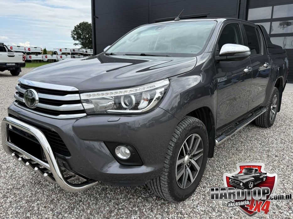 Progi Hilux Orurowanie Stopnie Boczne CHROM Toyota Hilux 2021+