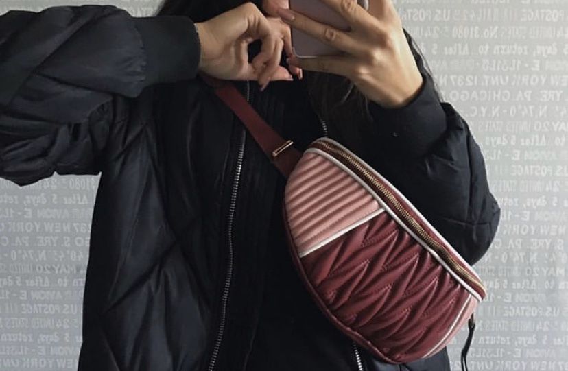 сумка на пояс, бананка