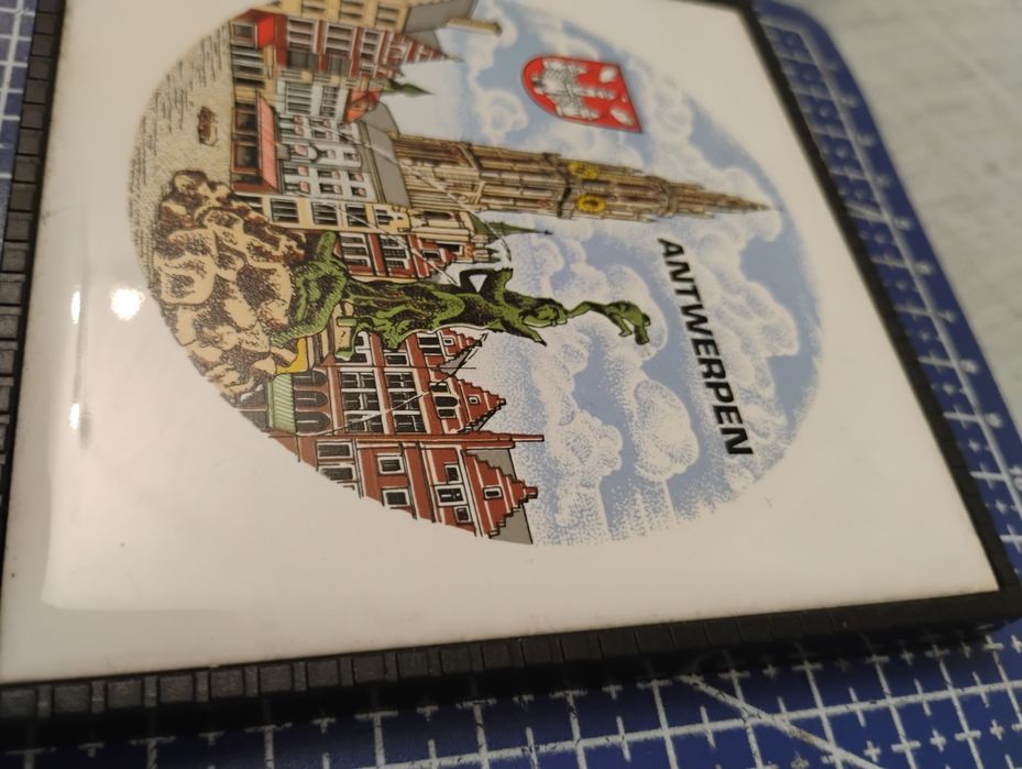 Pamiatkowe kafelki Jerozolima wyrób ormiański,Belgia Antwerpen