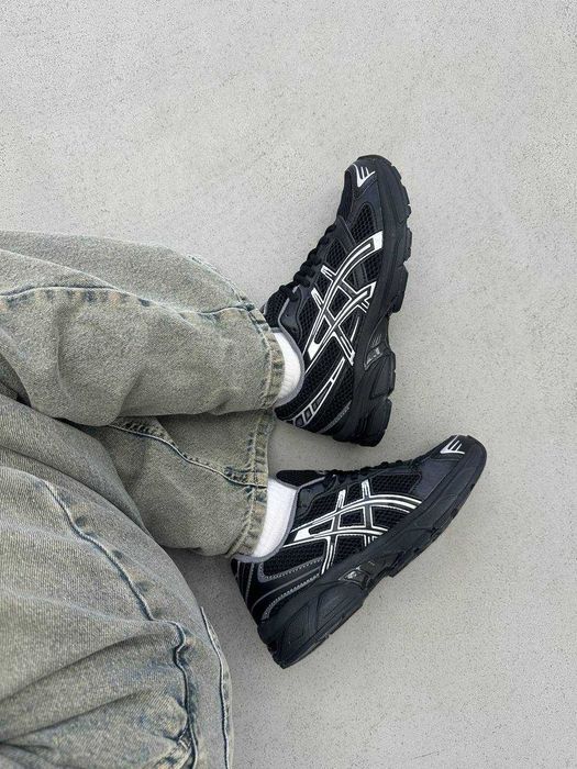 ‼️НОВІ Кросівки ASICS Gel-1130 Black Silver