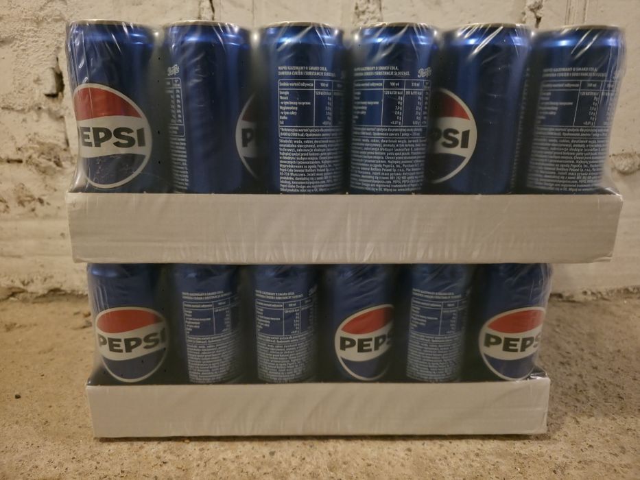 48 sztuk Pepsi puszka 330 ml