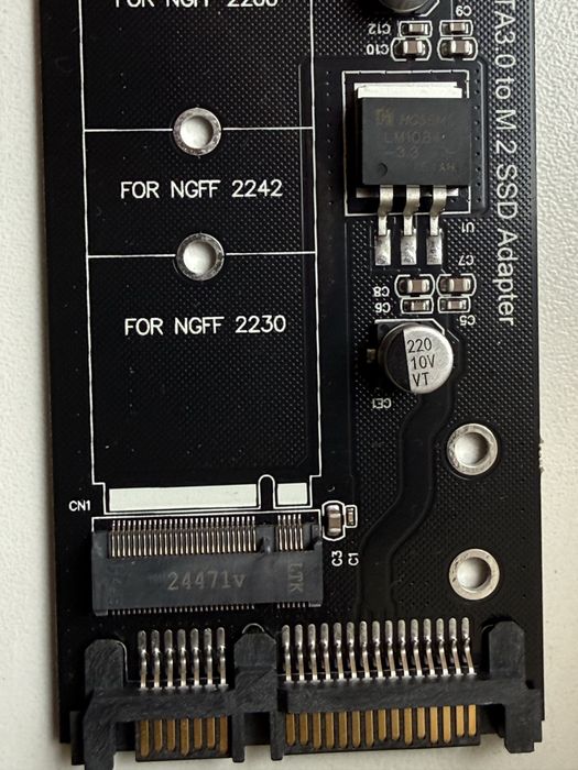 Перехідник з ssd m2 на sata