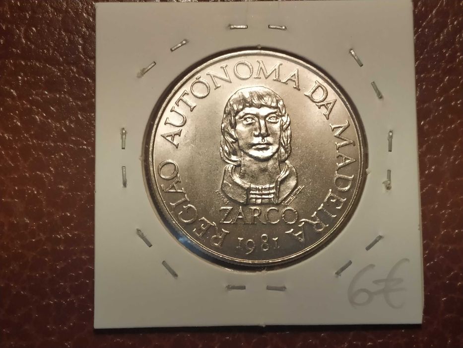 Portugal - moeda de 100 escudos de 1981 Madeira