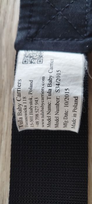 Tula nosidełko nosidło bardzo dobry stan