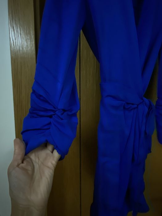 Vestido traçado azulao