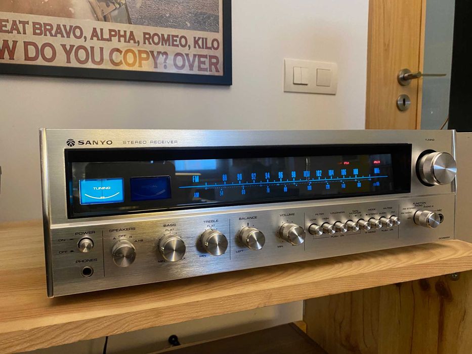 Receiver vintage Sanyo DCX 8000K