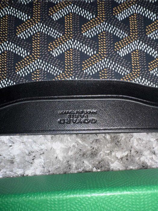 Porta-Cartões Goyard Preta c/fatura