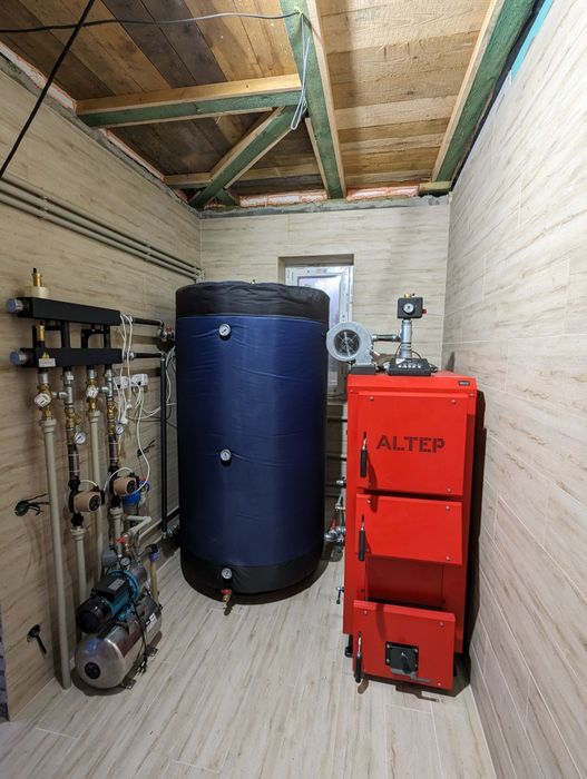 Монтаж систем опалення, теплої підлоги, встановлення котлів.