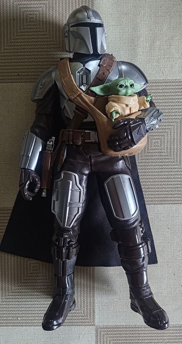 Hasbro Star Wars Galactic Action The Mandalorian & Grogu interaktywna